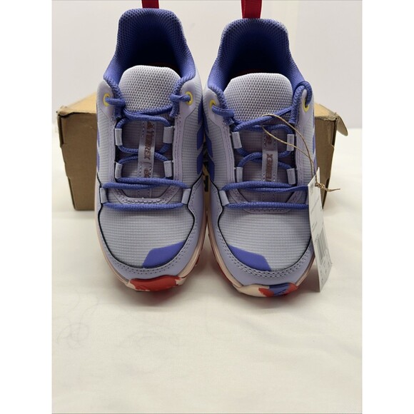 Kids ADIDAS Disney MICKEY & FRIENDS Terrex AX4R Hiking Shoes Kids SZ 12 Purple - Picture 3 of 13